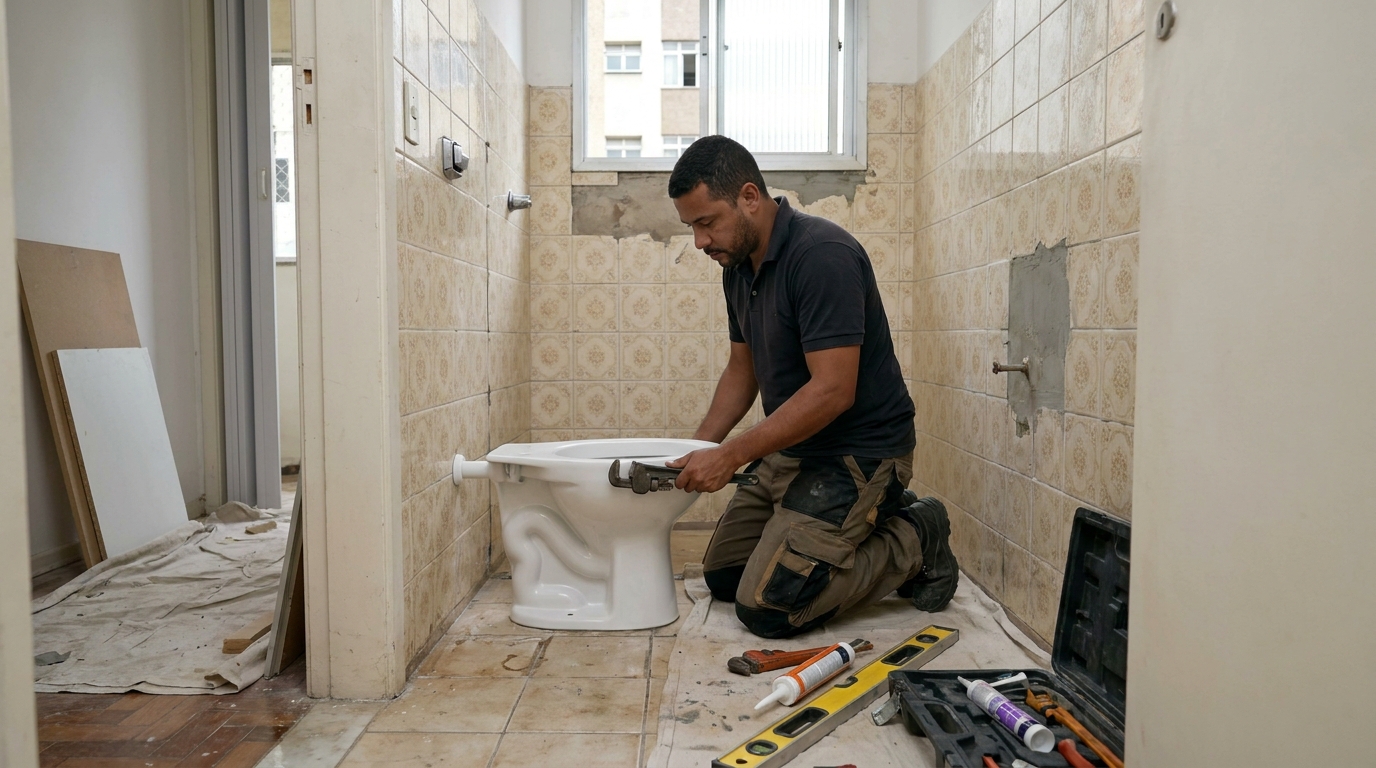 Reforço de vedação sanitária em Salvador-BA